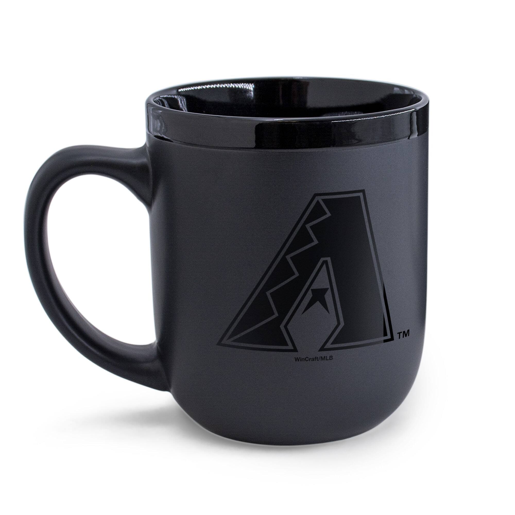 Alt View 1. WinCraft - Arizona Diamondbacks 17oz. Black Tonal Ceramic Mug - Multicolor.