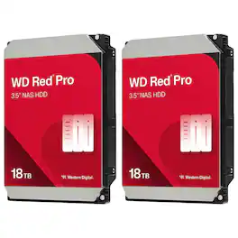 2x WD Red Pro 18TB