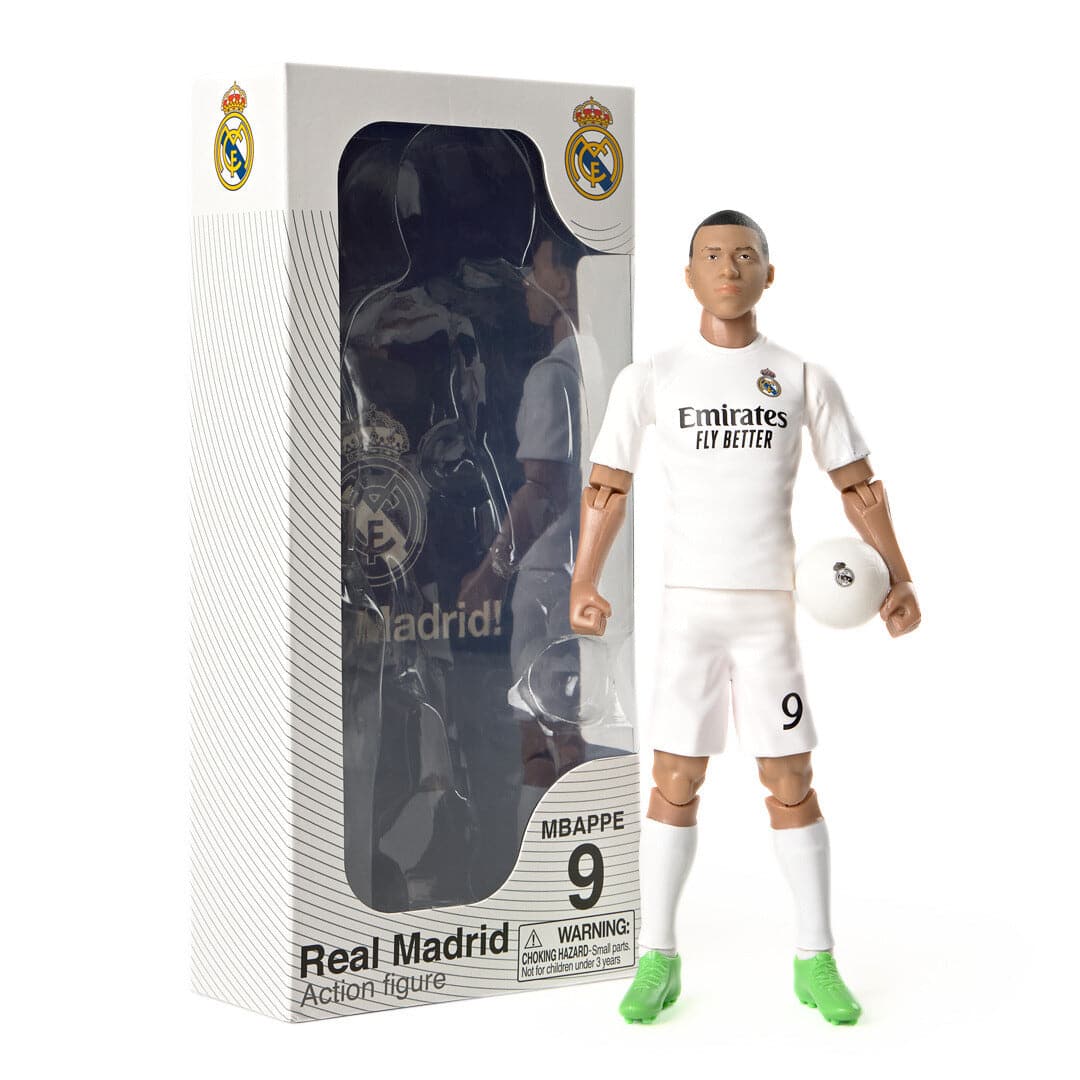 "Banbo Toys - SOCKERS Real Madrid CF Kylian Mbappe 8"" Collectible Soccer Action Figure" price history on PriceWatchPro