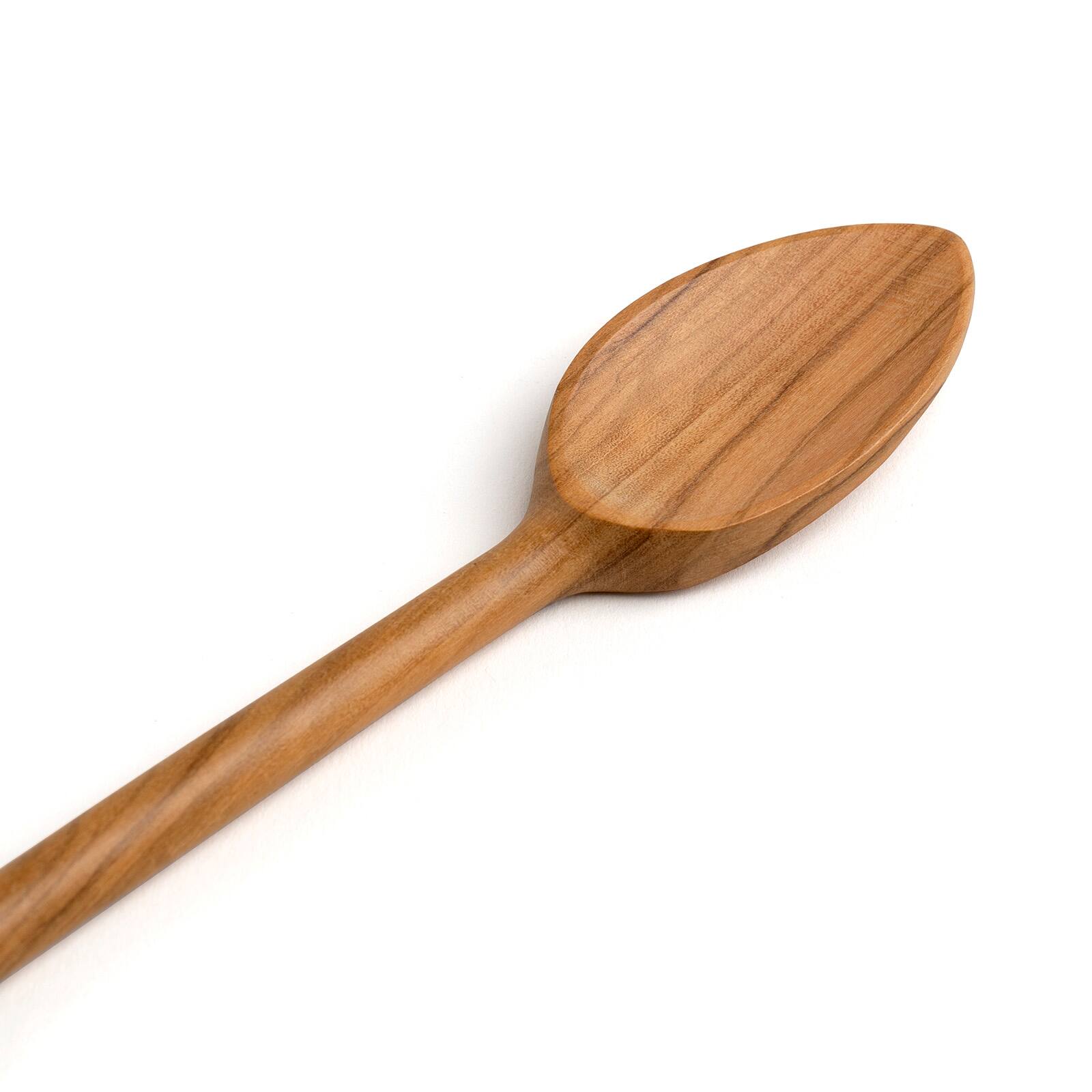 Alt View 2. Berard - Handcrafted Olive Wood 10 Inch Cooks Spoon - Brown.