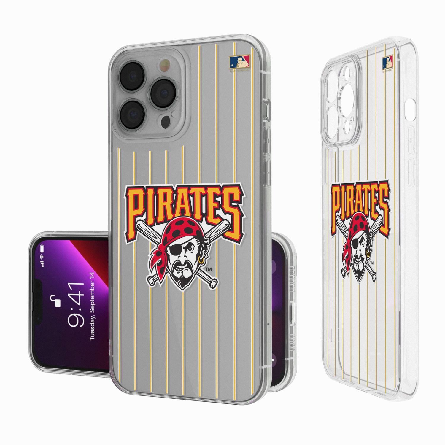 Keyscaper - MLB - Pittsburgh Pirates 1997-2013 Cooperstown Pinstripe iPhone Clear Case - 13 Pro Max - Multicolor price history on PriceWatchPro