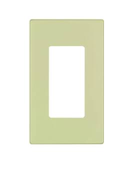 Leviton - 1 gang Thermoset Plastic Decorator Wall Plate 1 pk - Ivory