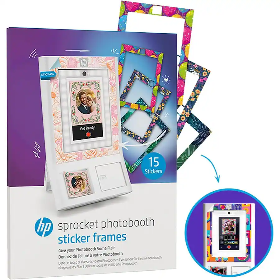 Procection Frame Sticker Sprocket Photobooth Sticker Frames 15 Pack of Custom Adhesive Stickers ...