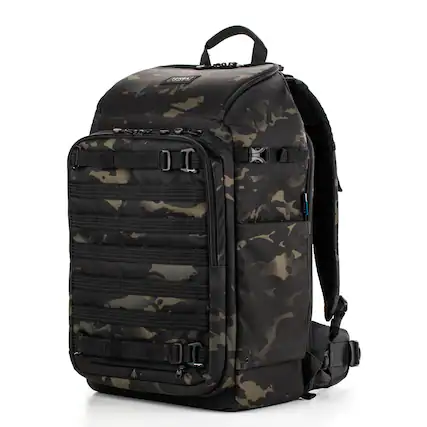 Front. Tenba - Tenba Axis V2 32L Camera and Laptop Backpack, MultiCam Black.