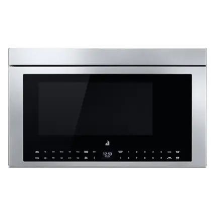 Front. JennAir - 1.1 Cu. Ft. Over-the-Range Microwave with Air Fry Mode - Stainless Steel.