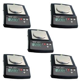 My Weigh - Ibalance 201 Table-Top Extreme Precision Counting Scales, 5-Pack