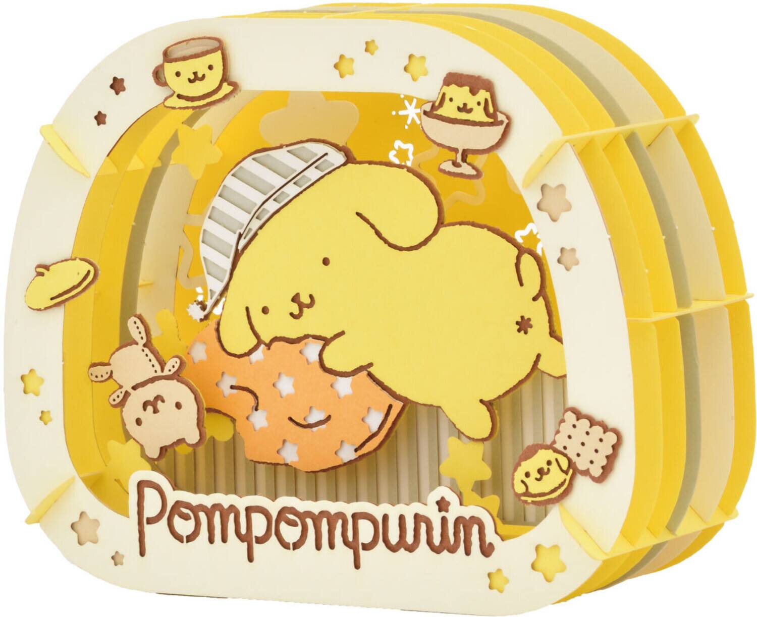 Alt View 1. Bandai - Ensky PT-304X Sanrio Nemunemu Purin Paper Theater   - COLLECTIBLES - Multicolor.