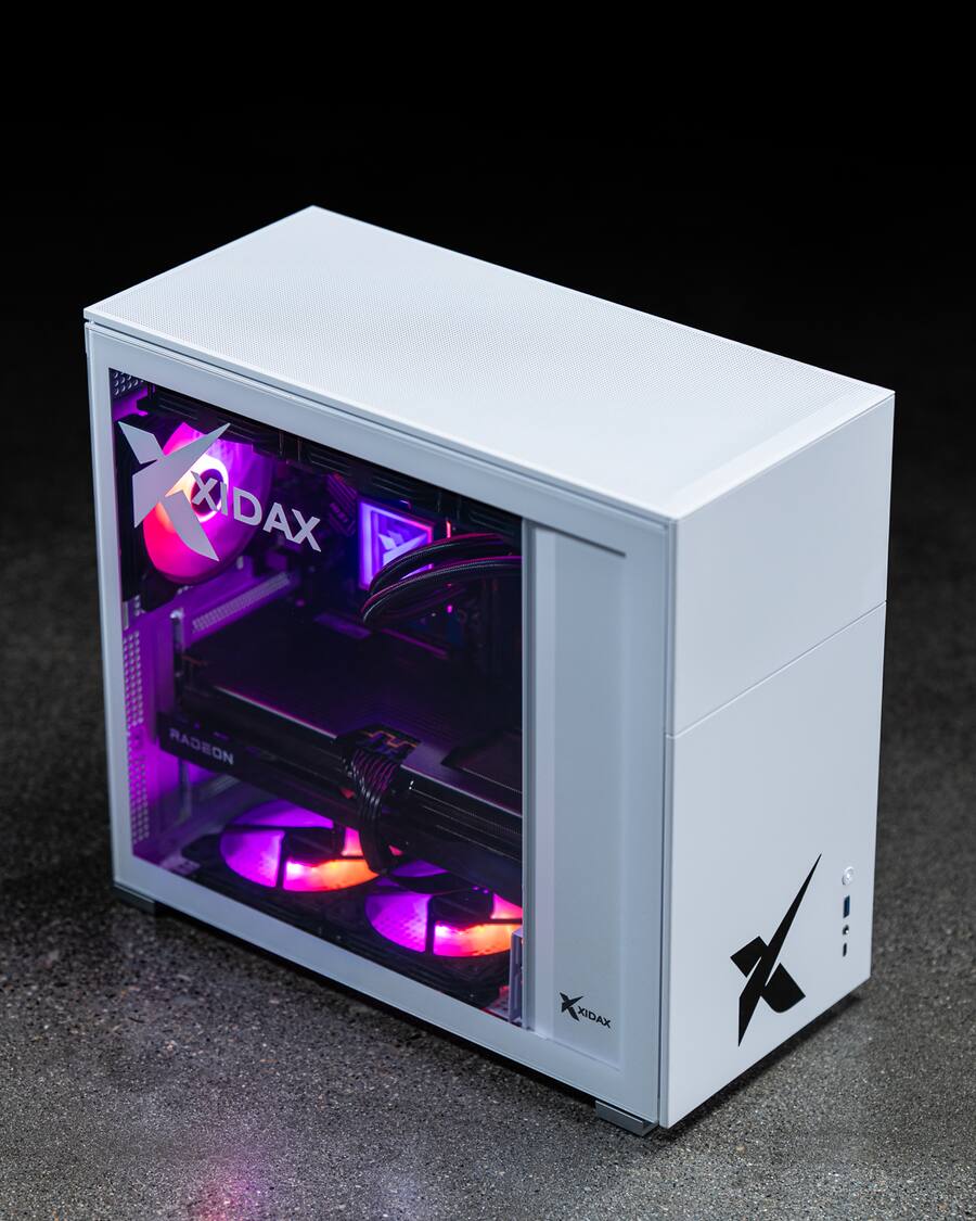 Xidax X 6 Series Gaming Desktop AMD Ryzen 7 7800X3D, Radeon RX 9070XT ...
