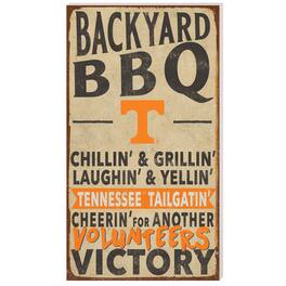 Jardine - Tennessee Volunteers 11'' x 20'' Indoor/Outdoor BBQ Sign - Tan