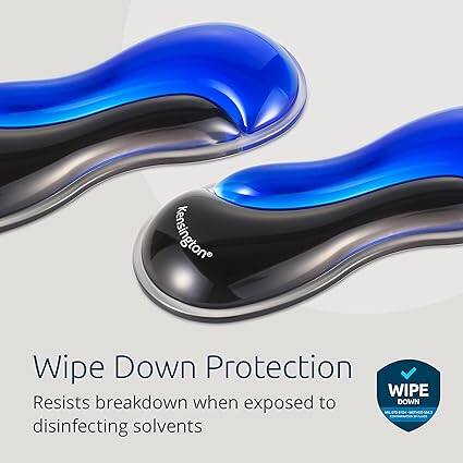 Kensington Wipe Down Protection  
Wipe Down Protection  
Resists breakdown when exposed to disinfecting solvents