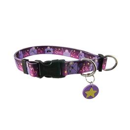 Crowded Coop - Adventure Time Lumpy Space Princess OMGlob Adjustable Nylon Dog Collar: Small - Blue