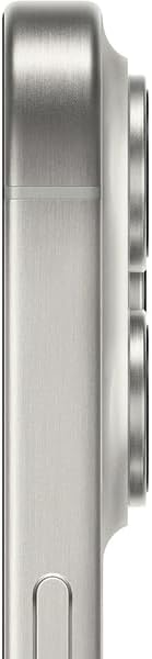 Left. Apple - iPhone 15 Pro 5G 256GB - (Unlocked) - Natural Titanium - Natural Titanium.