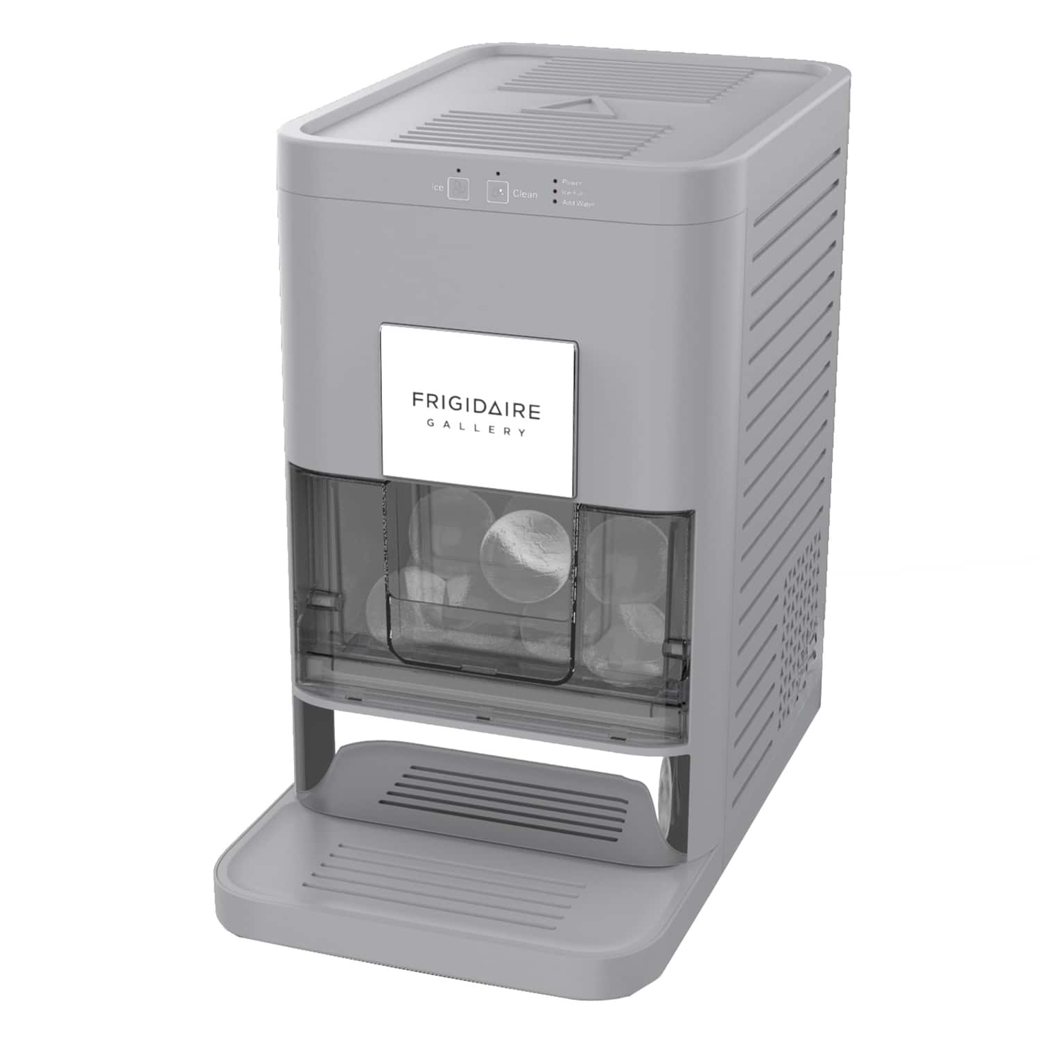 Frigidaire - Touch-Control Artisanal Sphere-Shaped Clear Ice Maker - Gray