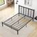 Alt View 5. Costway - Queen Size Platform Bed with Headboard 11.5" Under Bed Storage Easy Assembly - Black.