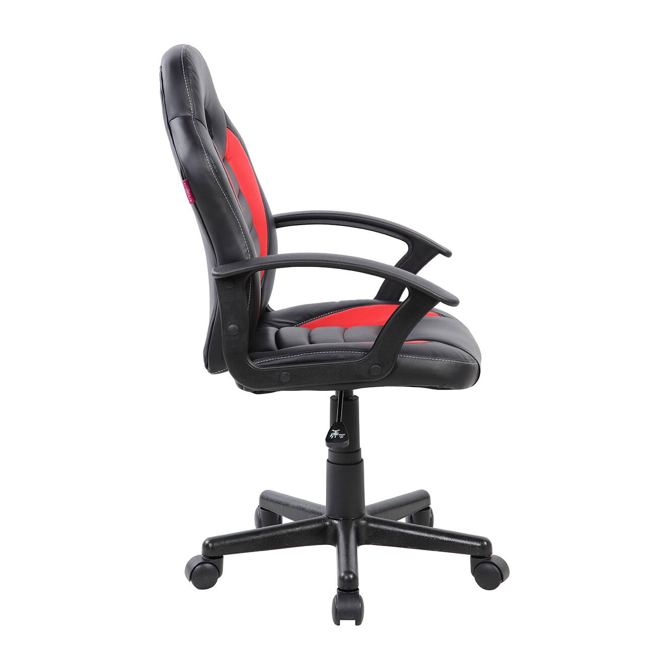 Alt View 4. Spaco - Spaco Kids Gaming Chair, Executive Office Chair, Racer Style, Adjustable Height, Non-Marking Casters, for Bedroom - Red.