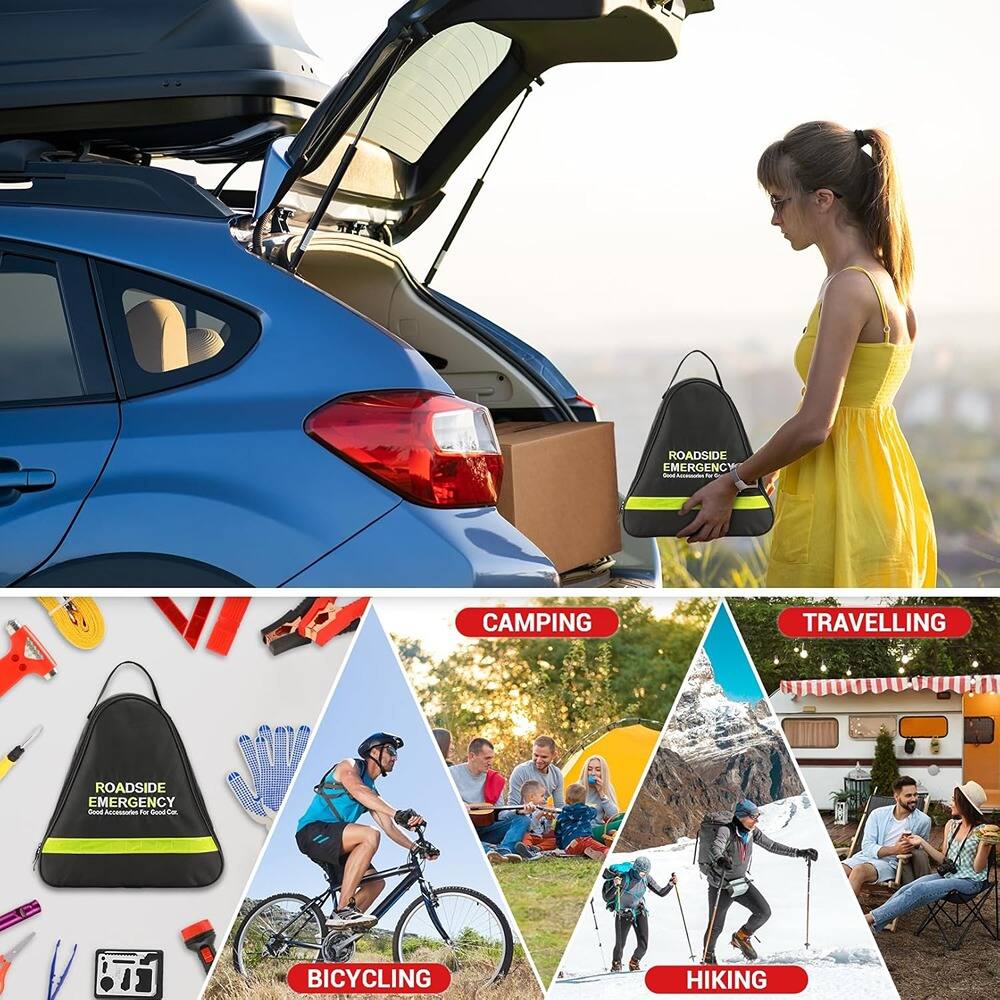 ROADSIDE EMERGENCY - Camping  
ROADSIDE EMERGENCY - Travelling  
ROADSIDE EMERGENCY - Bicycling  
ROADSIDE EMERGENCY - Hiking