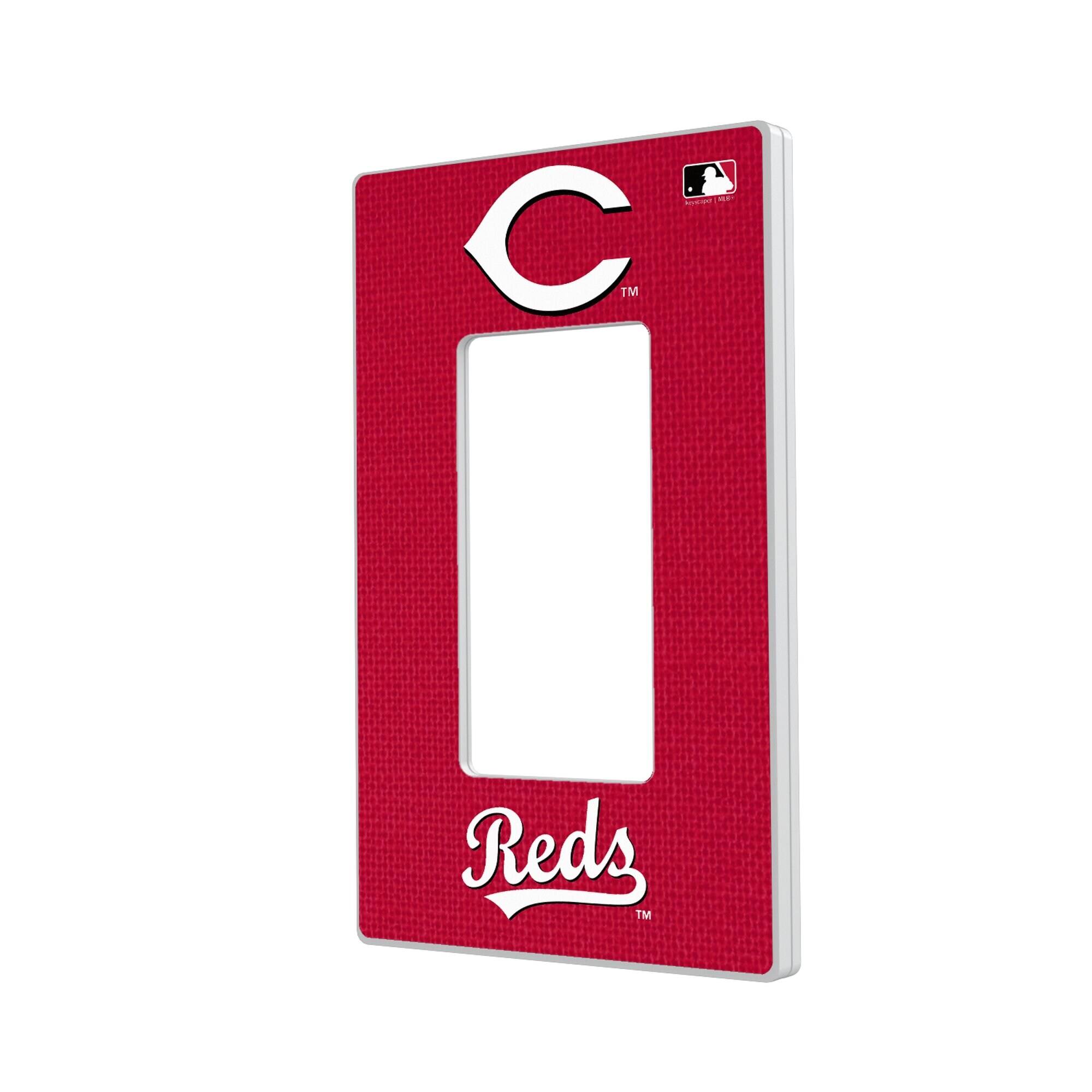Keyscaper - Cincinnati Reds Solid Single Rocker Light Switch Plate - Multicolor price history on PriceWatchPro