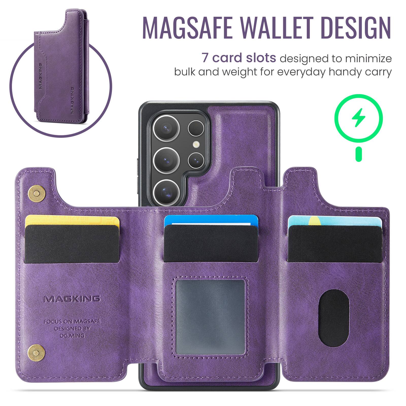 MARKING MAGSAFE WALLET DESIGN  
7 card slots designed to minimize bulk and weight for everyday handy carry  
MAGKING FOCUS ON MAGSAFE DES  
DESIGNED BY DG.MING
