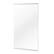 Front. LOVMOR - Polished 36 in. W x 60 in. Modern Rectangular Tempered Glass Wall Mirror - Silver.
