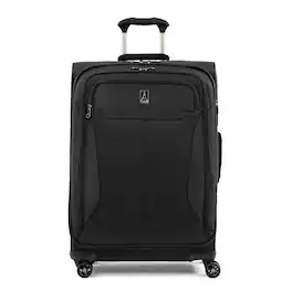 Travelpro - Tourlite Softside Expandable 25" Checked Spinner Luggage - Black