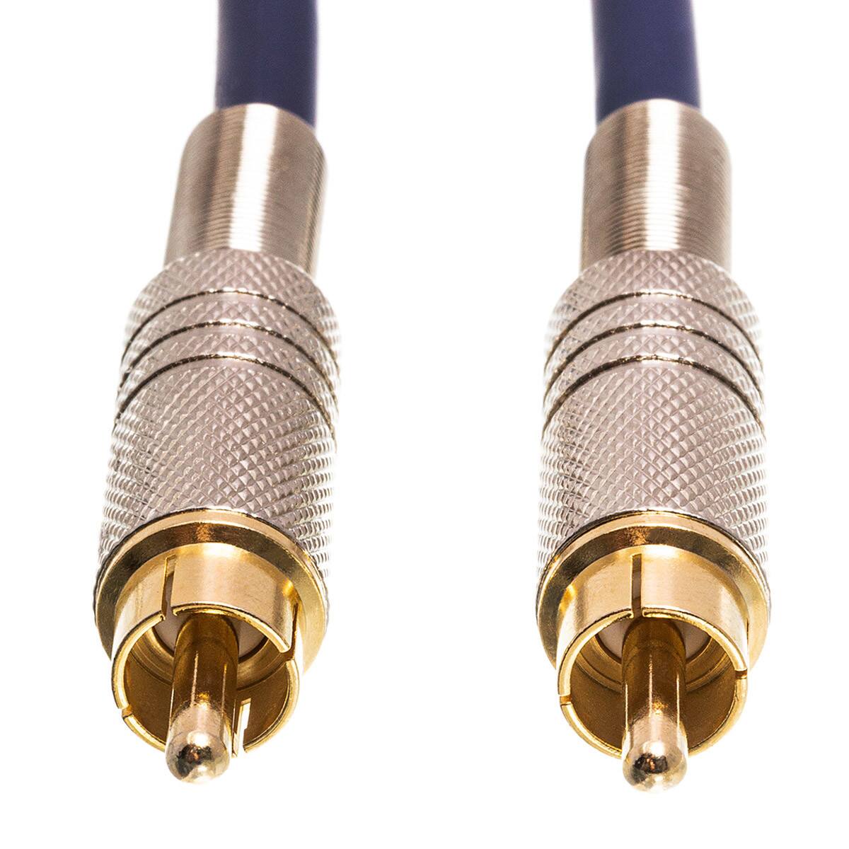 Alt View 3. Hosa Technology - Hosa Technology 19.8' S/PDIF Spring Strain Relief RCA Male to RCA Male Cable with Gold Plated Connectors, 75 Ohm.