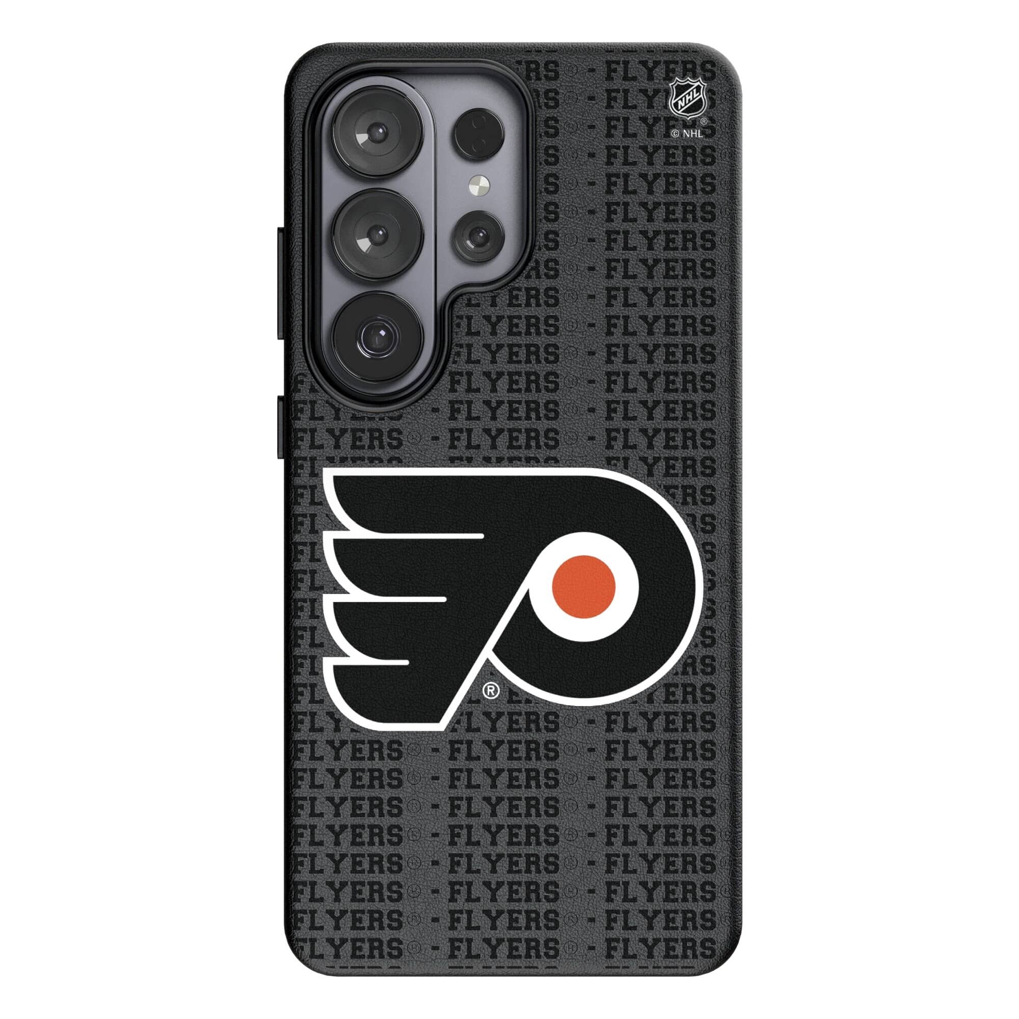 Keyscaper - NHL - Philadelphia Flyers Text Backdrop Galaxy Magnetic Bump Case - S26 - Black price history on PriceWatchPro