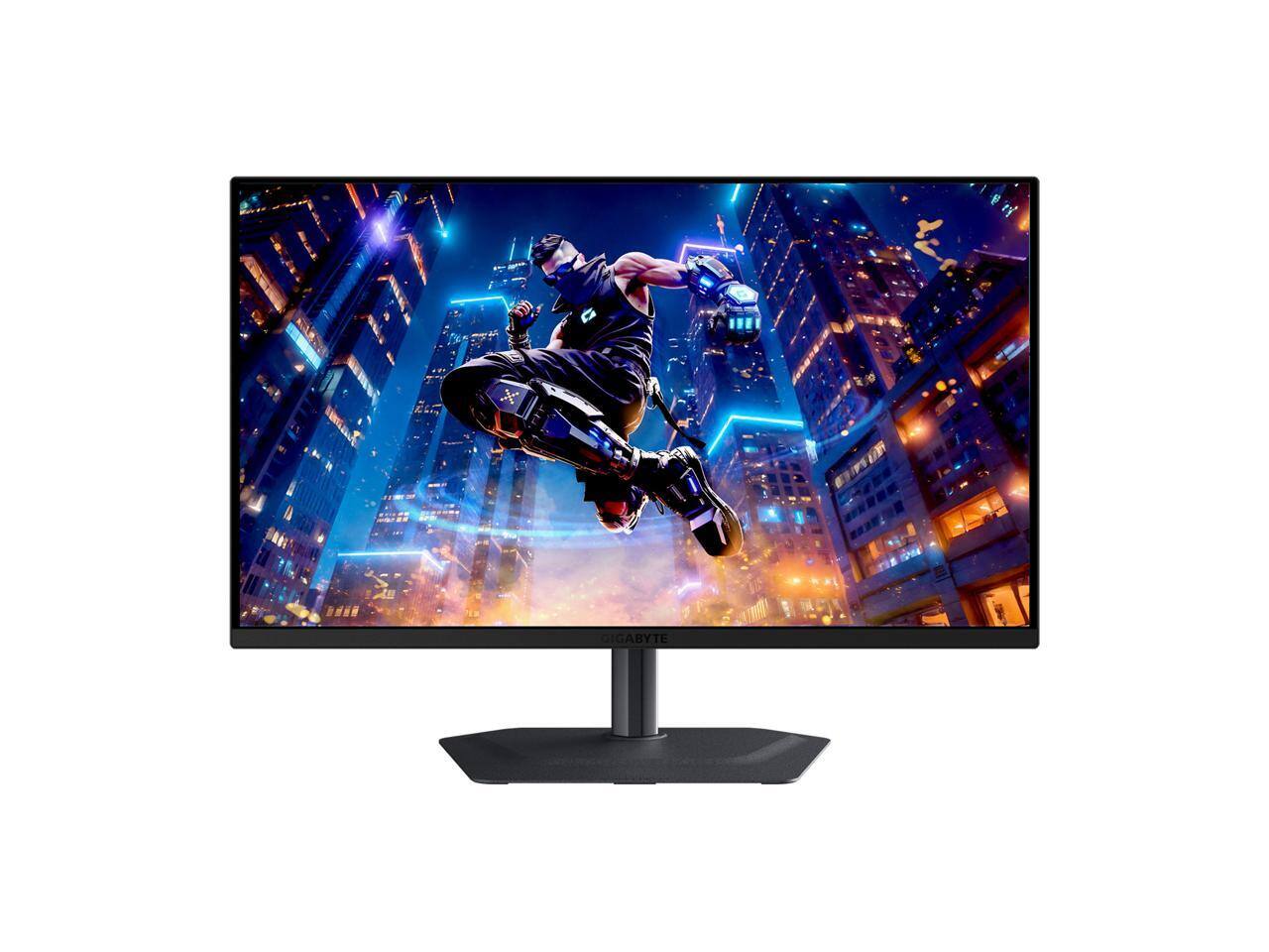 Alt View 1. GIGABYTE - GIGABYTE 27" QHD 360Hz OLED Gaming Monitor with AMD FreeSync, G-SYNC, HDR400, USB-C, Speakers, Adjustable Stand.