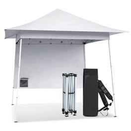 Winado - 7.87'x7.87' Ez Pop Up Canopy, Portable Instant Canopy Tent with 1 SideWalls for Outdoor Events, Party, Wedding, Birthday