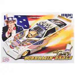 Skill 2 Model Kit Pontiac Firebird Funny Car "Unk' Sam's Screaming Eagle" 1/25 Scale Model by MPC