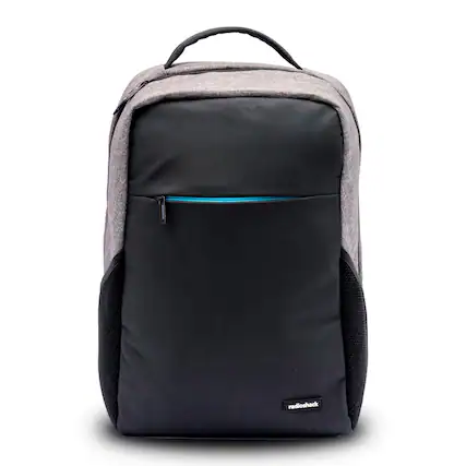 Front. RadioShack - RadioShack 15.6" Laptop Backpack 2607052 - Black.