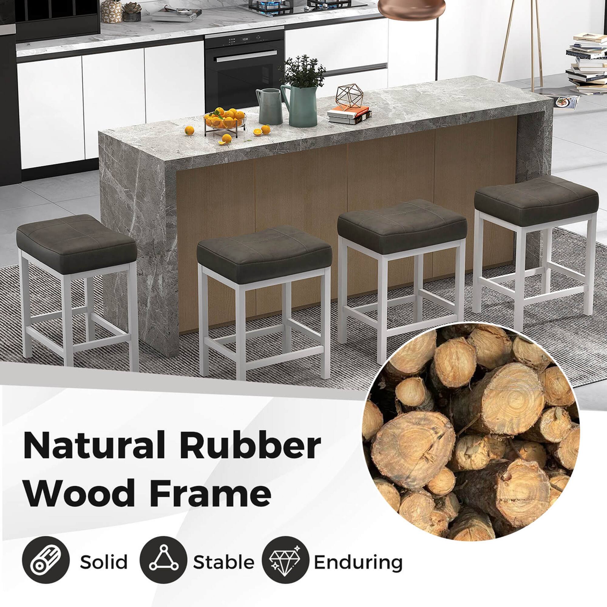 Natural Rubber Wood Frame

Solid  
Stable  
Enduring