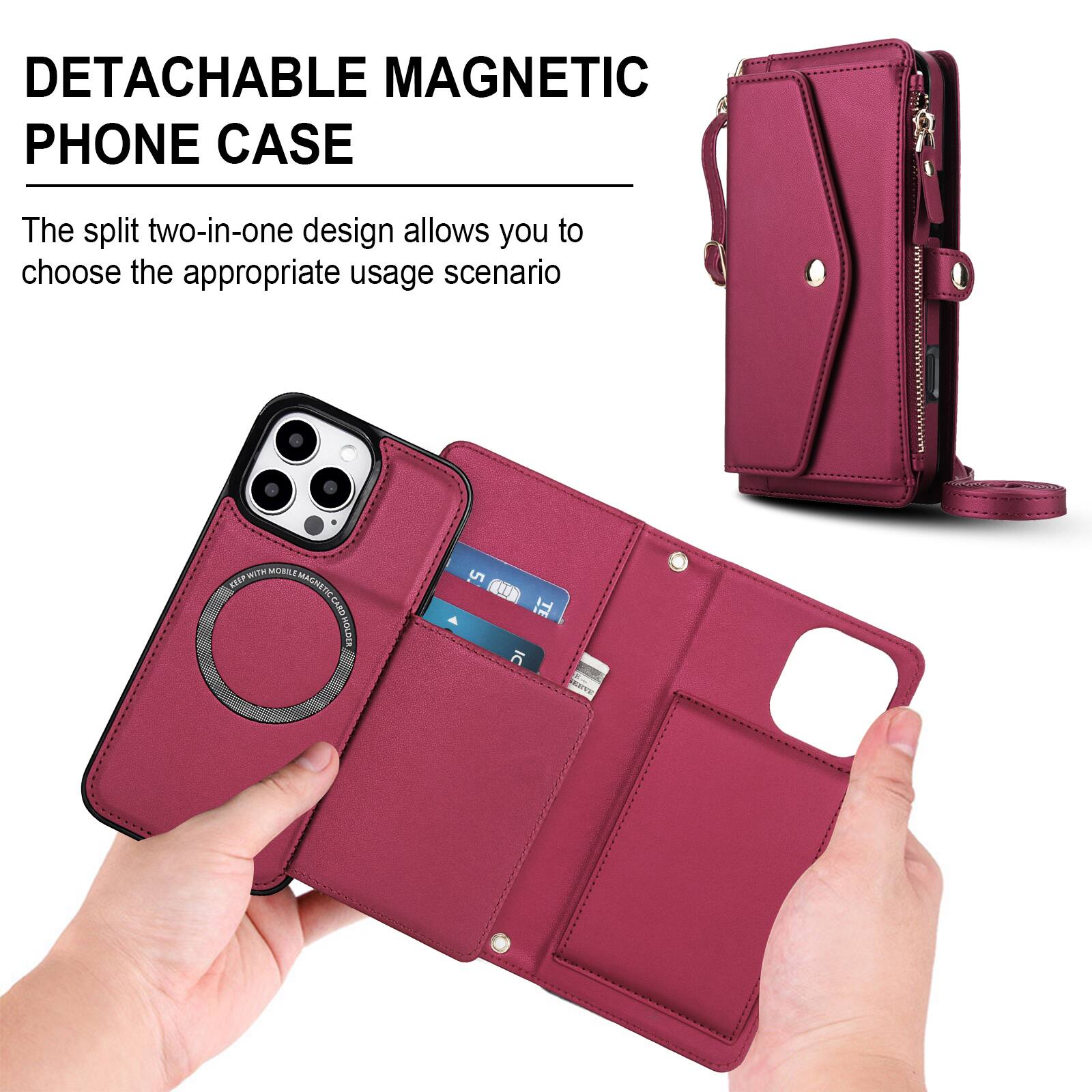 DETACHABLE MAGNETIC PHONE CASE

The split two-in-one design allows you to choose the appropriate usage scenario.