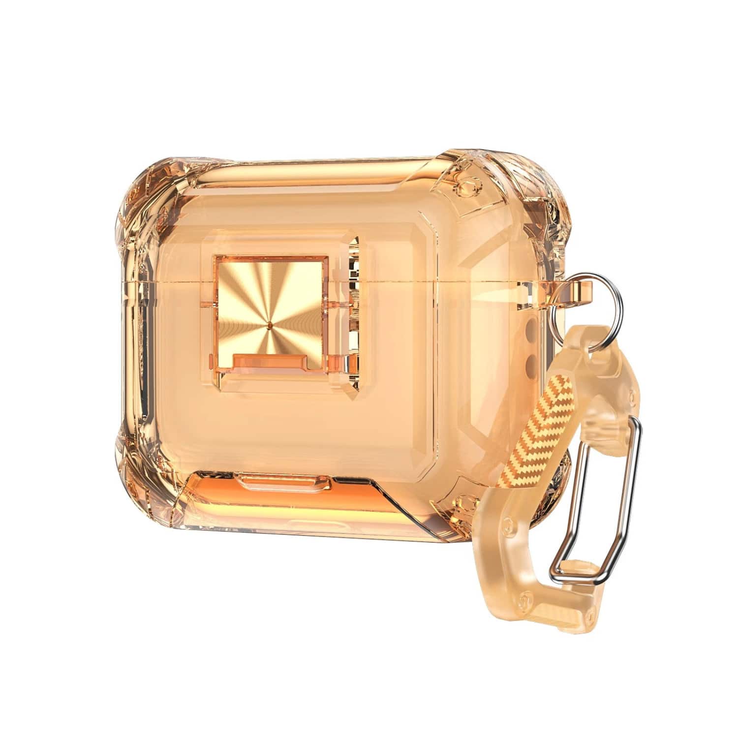 Stock Preferred - Shockproof Safety Lock Case for Apple AirPods Pro 3rd Generation (2025) - Orange