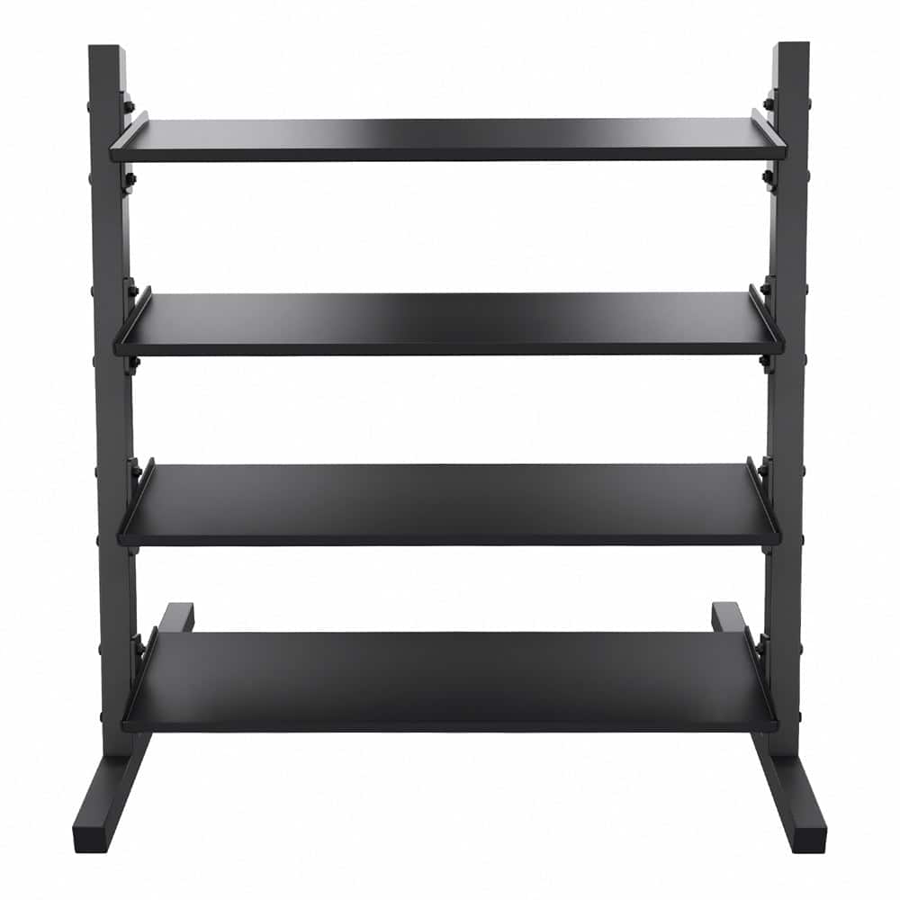 Power Systems - 4 Tier Dumbbell Rack – Steel Weight Rack for Neoprene/Vinyl Dumbbell Weights 1–15 lb - Black price history on PriceWatchPro