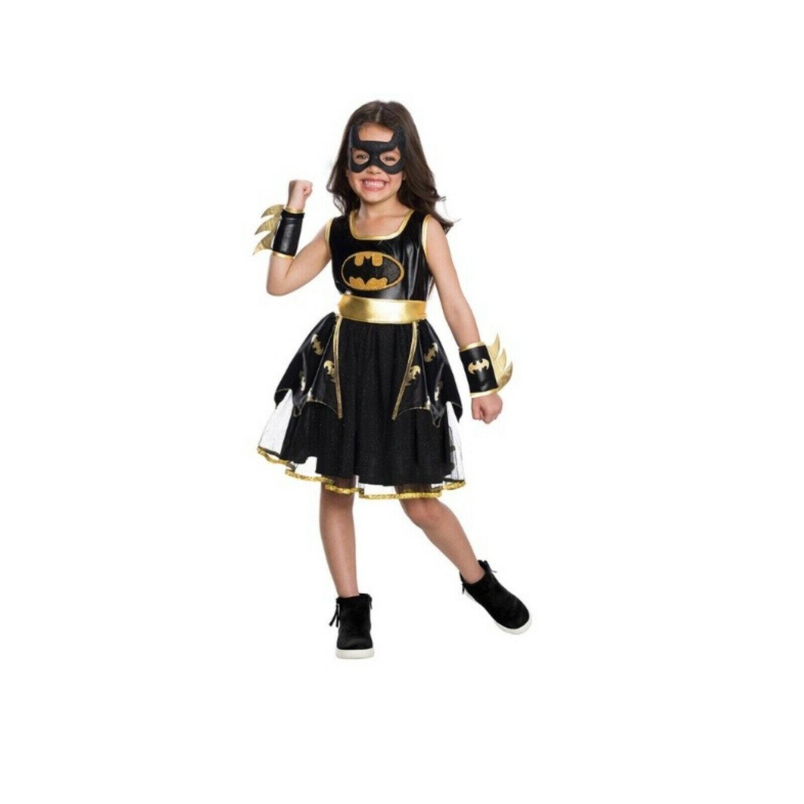 Alt View 1. Rubies - Girl's Batgirl Tutu Dress Childs Halloween Costume - Small 5-6 - Black.