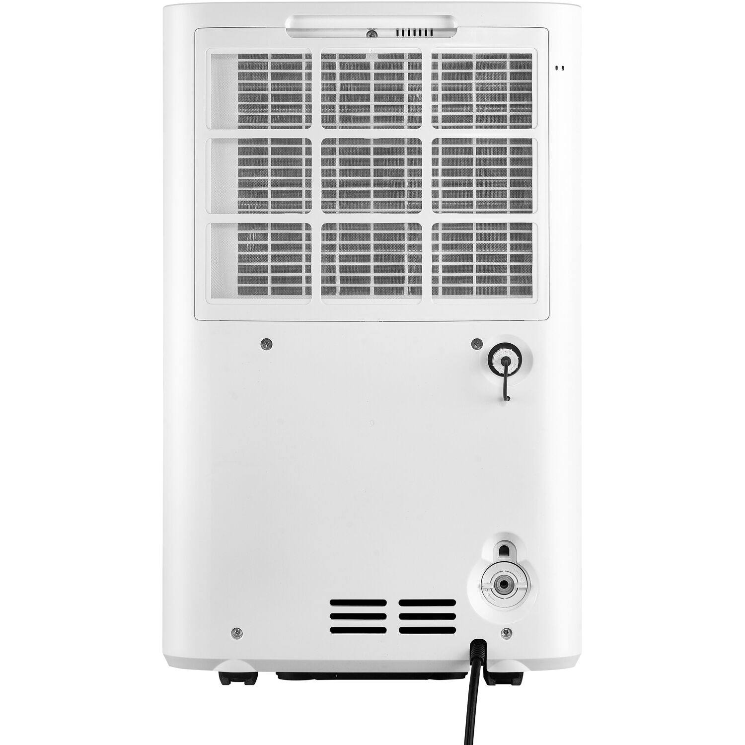 Alt View 8. Aeric - Aeric Portable Dehumidifier with Pump, Drain Hose and Bucket Full Alarm & Indicator - White.