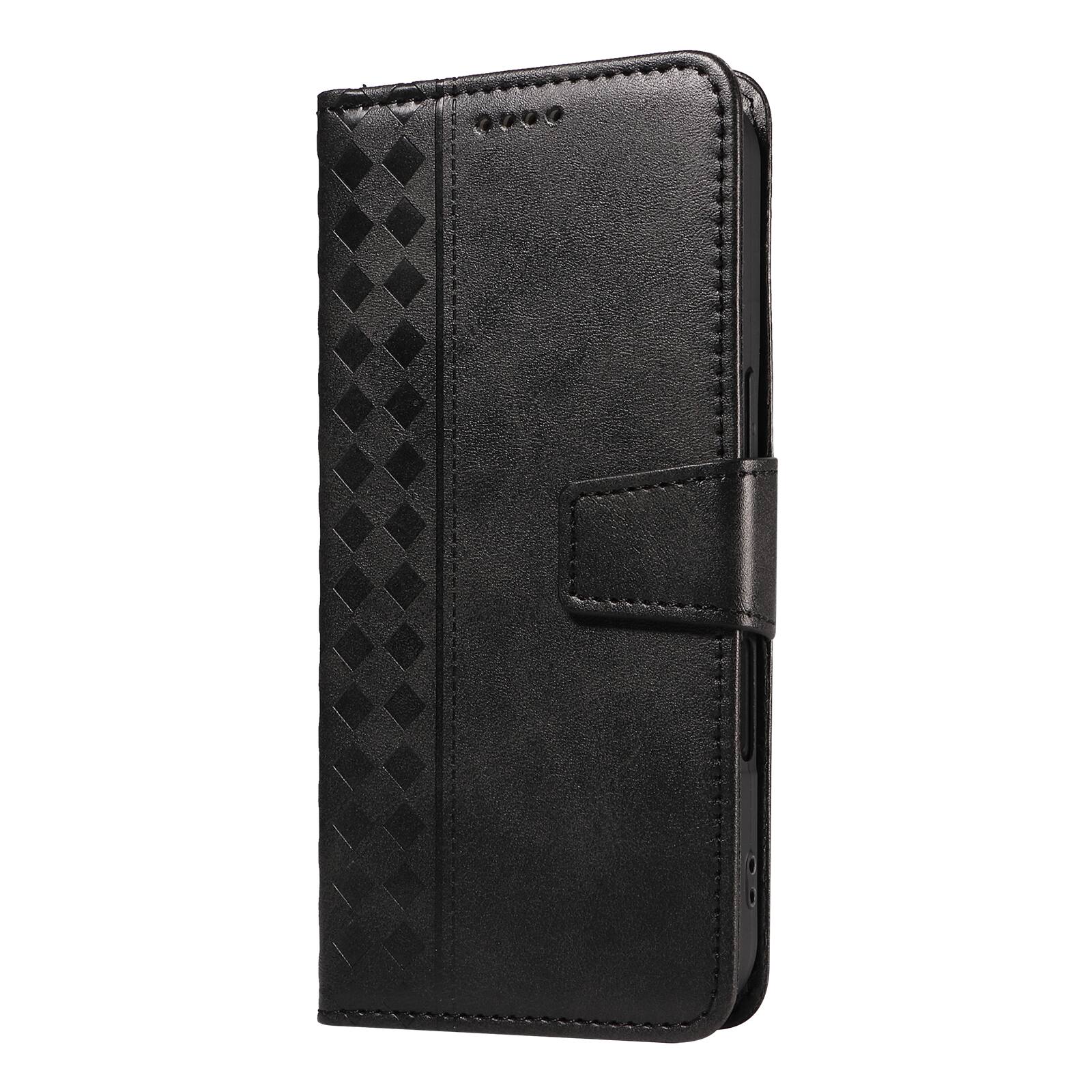 Alt View 5. Dteck - For Samsung Galaxy A17 5G Shockproof Leather Folio Kickstand Card Slots Wallet Case with Strap - Black.