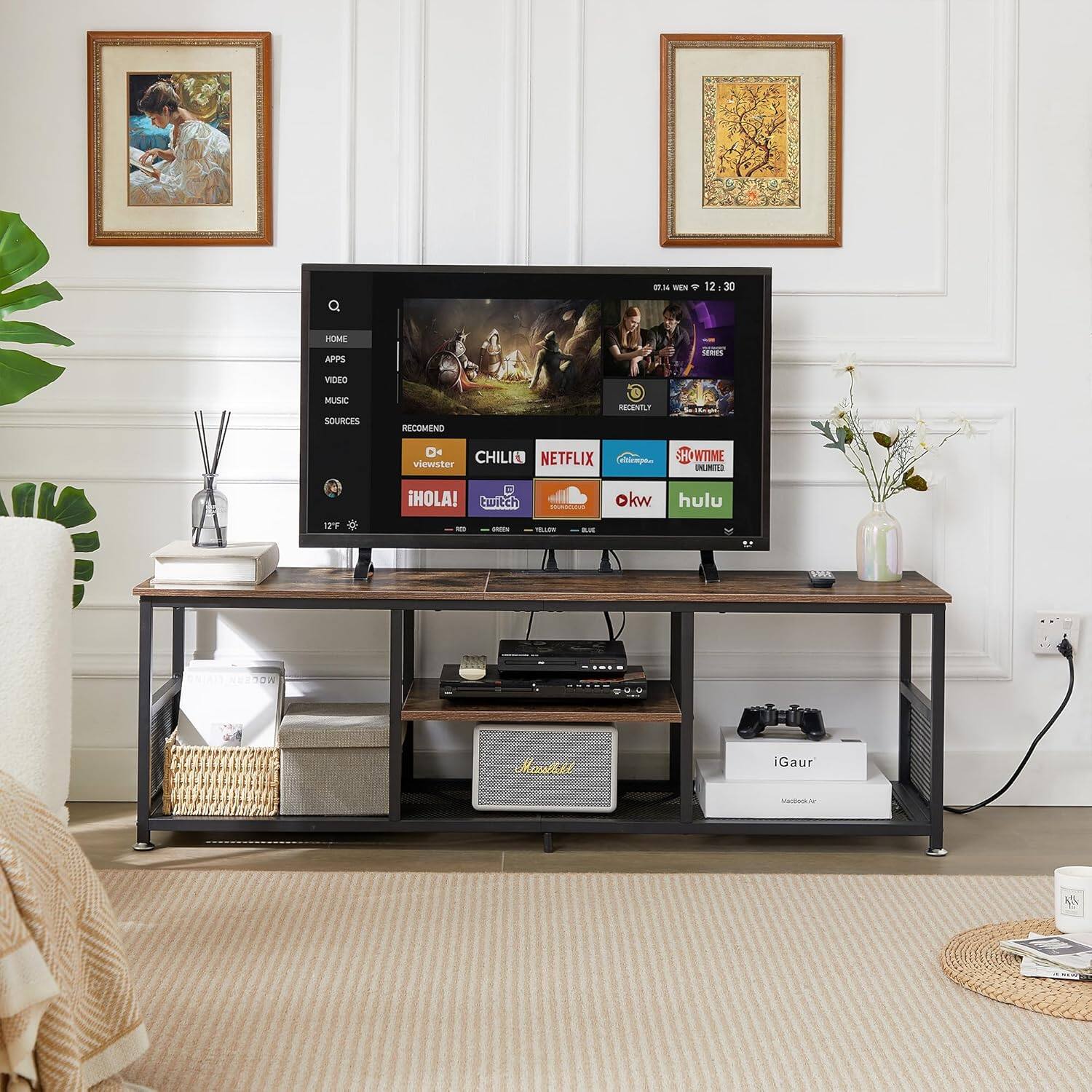 n14 - EN 12:30 HOME APPS VIDEO MUSIC SOURCES RECOMMEND 0 RECENTLY viewsler CHILIE NETFLIX C R WTIME A HOLA! twitch okw hulu 12F - - I SA Martzll iGaur CESCA