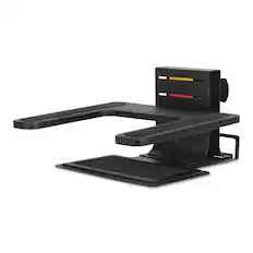 Front. Kensington - Kensington K60726WW 10 in. x 12.5 in. x 3 in. to 7 in. Adjustable Laptop Stand - Black - Black.
