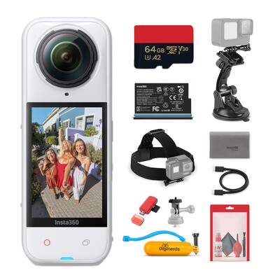 Insta360 X5 8K 360 Waterproof Action Camera (White) 1/1.28 Insta360 X5 8K 360 Waterproof Action Camera (White) 1/1.28