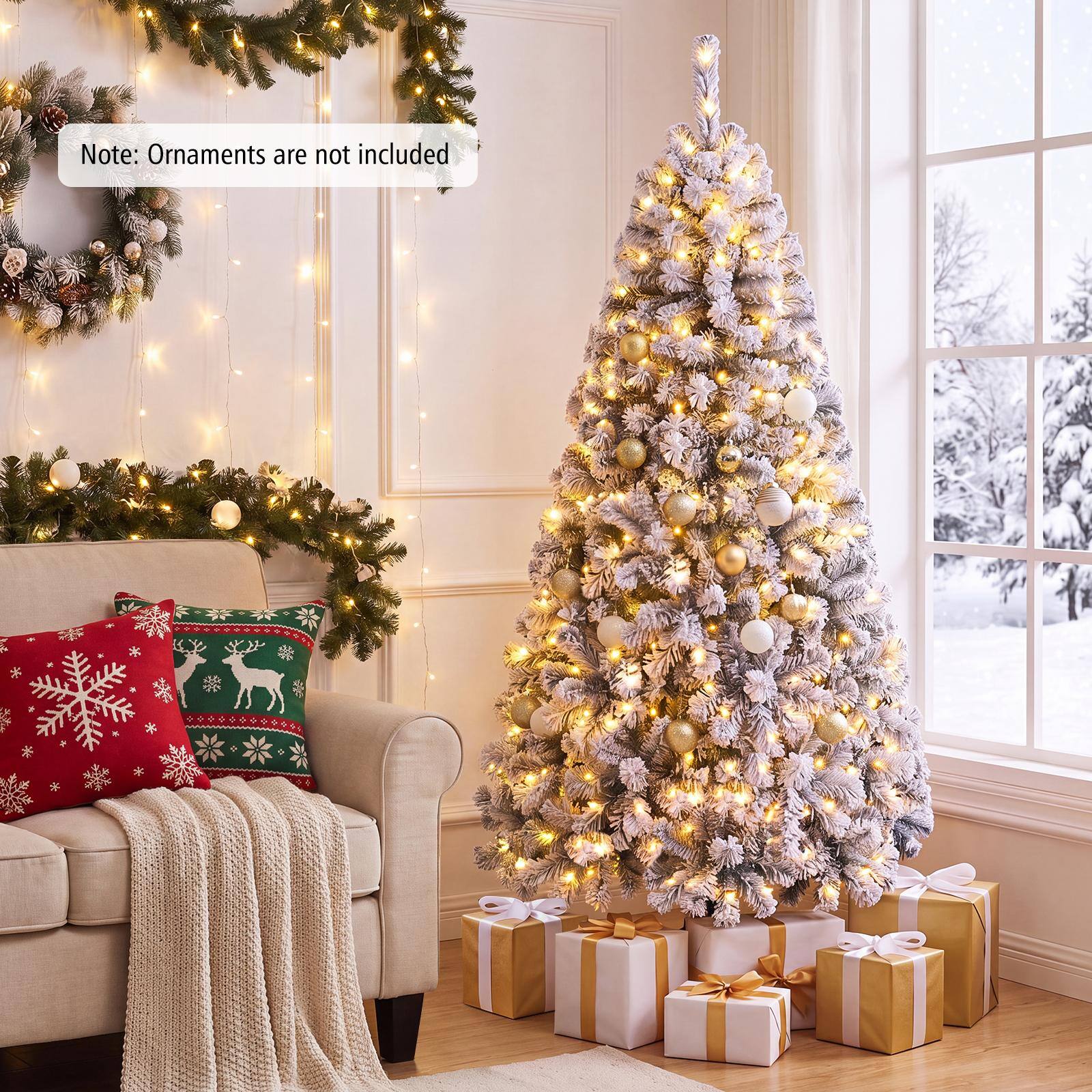 Note: Ornaments are not included