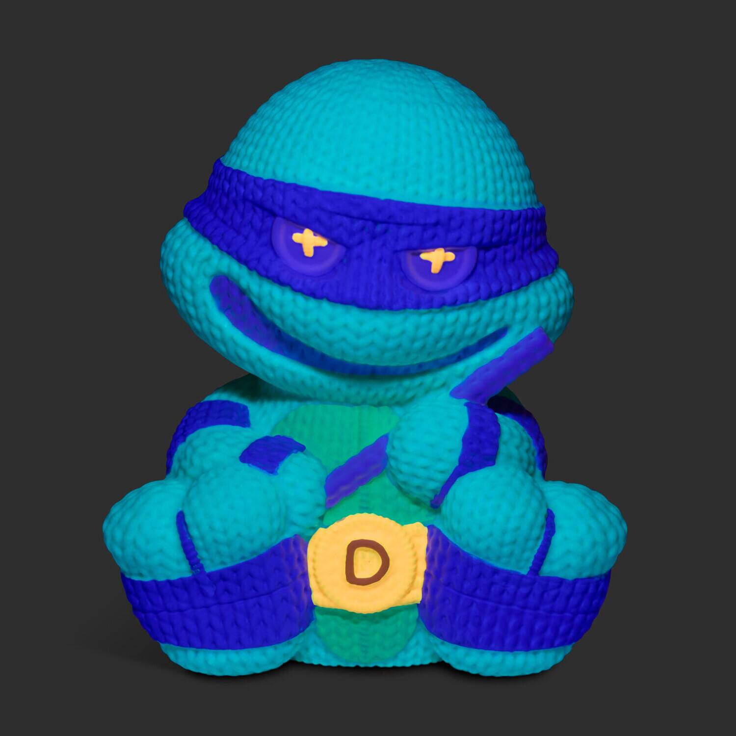 Alt View 4. Handmade by Robots - Teenage Mutant Ninja Turtles (TMNT) - Donatello Blacklight Limited Edition Vinyl Figure   - COLLECTIBLES - Multicolor.