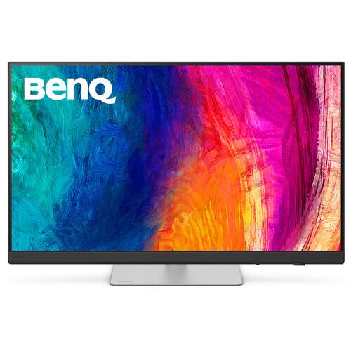 Alt View 6. BenQ - PD3226G 31.5" 4K UHD 144 Hz Monitor 5 ms, Integrated Speakers, USB Hub, Swivel, Tilt, Rotation, Height Adjustments - Gray.
