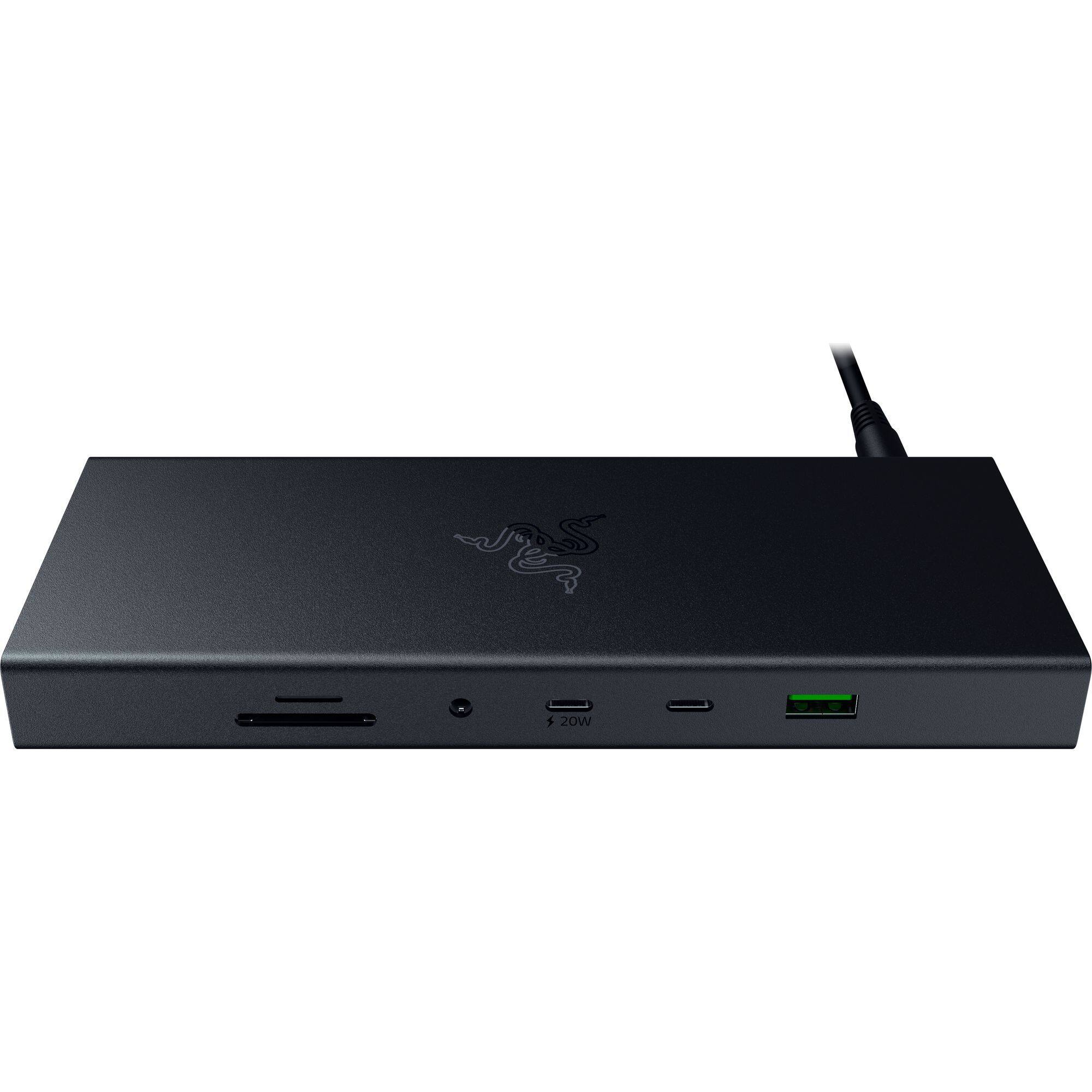 Alt View 18. Razer - USB 4 Dock Station with 14 Ports for PC and Mac - Black.