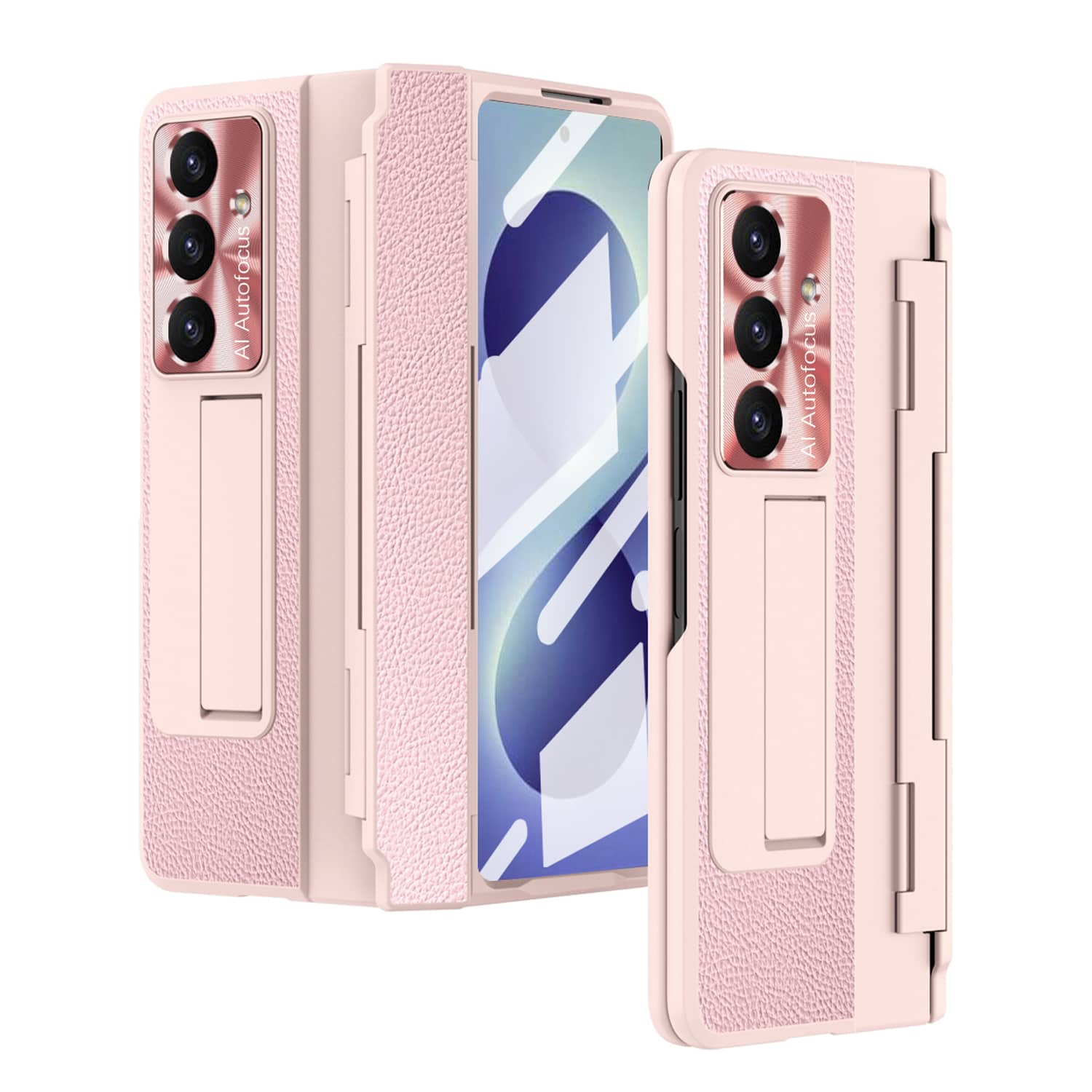 Dteck - Rugged Case for Samsung Galaxy Z Fold8 Ultra with Screen Protector&Stand,Shockproof Hard PC Cover with Hinge Protection - Pink price history on PriceWatchPro