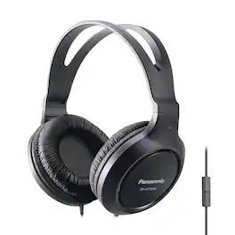 Panasonic - Over Ear Headphones with XBS for Deep Bass - Matte Black