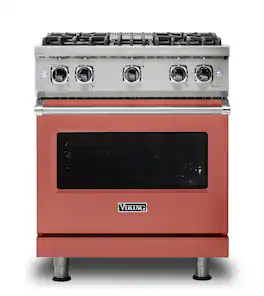 Viking - 5-Series Gas Sealed Burner Range - Spiced Cider