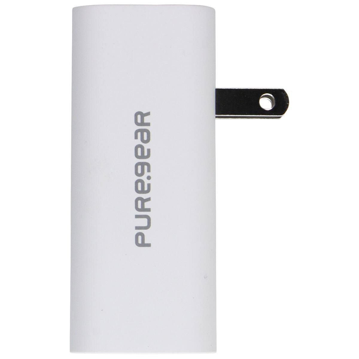 Alt View 1. PureGear - LightSpeed (42W) USB-C and USB-A Wall Charger - 09811PG - White.