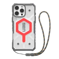 UAG - Bundle: Pathfinder Series MagSafe Case and Lanyard for iPhone 16 Pro Max - Pink/Clear - Front_Zoom