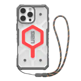 UAG - Bundle: Pathfinder Series MagSafe Case and Lanyard for iPhone 16 Pro Max - Pink/Clear